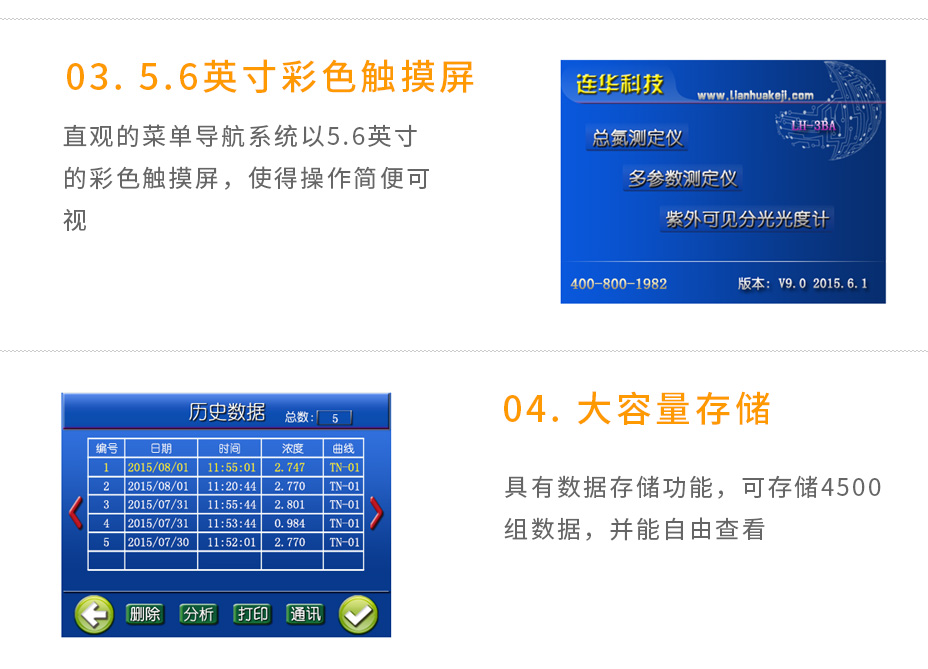 LH-3BA紫外可見智能多參數(shù)水質(zhì)測(cè)定儀